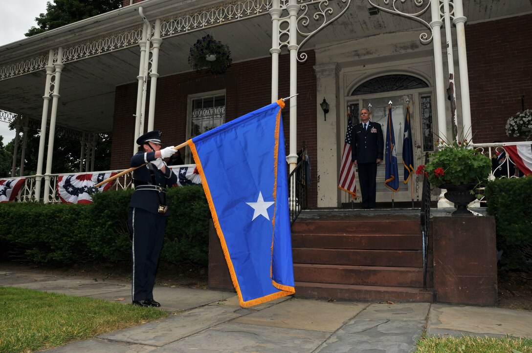 Brig. Gen. Sean T. Collins of the 104th Fighter Wing, a native of Springfield, Massachusetts, is selected as the Assistant for Mobilization and Reserve Affairs, Office of Assistant Secretary of Defense, Health Affairs. In this role General Collins will serve as principle advisor to the Director of Health Affairs on Reserve Component matters for both National Guard and Reserve. Collins promotion to Brig. Gen. was held at the Springfield armory historical national park, June 12, 2016.(U.S. Air National Guard Photo by Tech Sgt. Melanie Casineau)