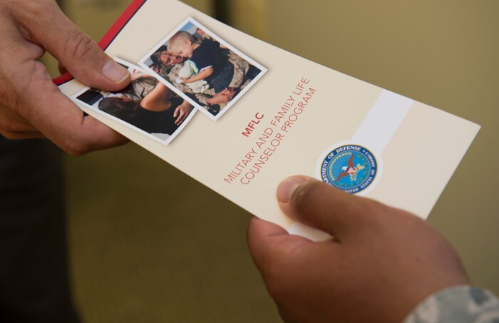 The Military and Family Life Counselor program is designed as a resource to help service members and their families. The services MFLCs provide include but are not limited to: anger management, communication, relationship issues, conflict resolution, deployment stress, coping skills and homesickness. (U.S. Air Force photo/ Airman 1st Class Kevin West)