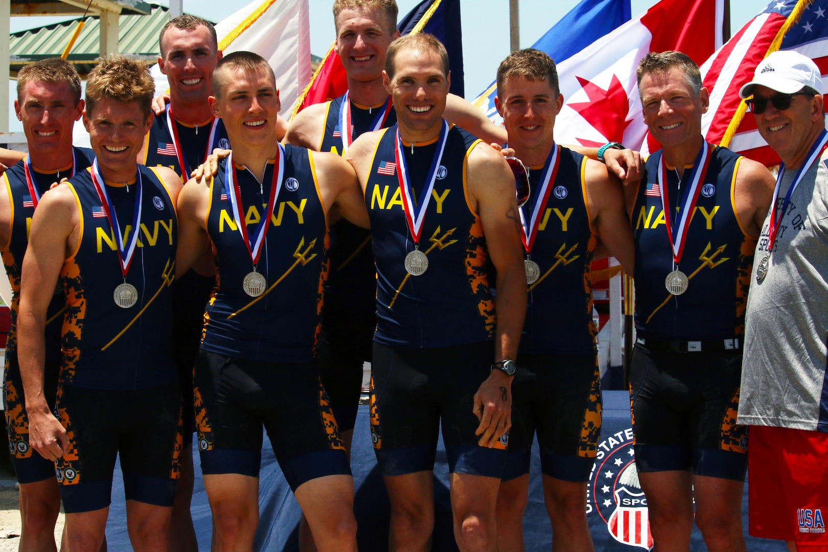 Navy captures Armed Forces Men's Team Silver.  The 2016 Armed Forces Triathlon Championship was held at Naval Base Ventura County, Calif. on 18 June.  