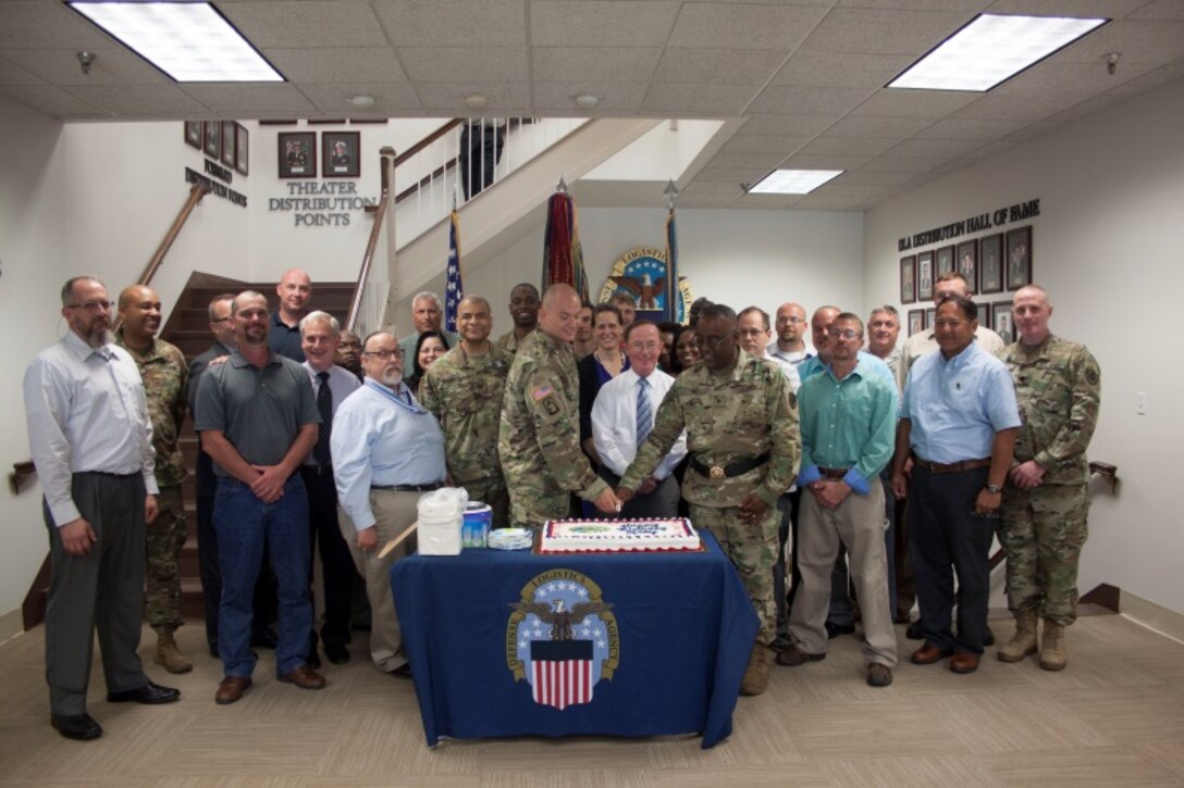 DLA Distribution Headquarters senior leaders, military members and civilian staff celebrated the U.S. Army’s 241st Birthday on June 14, 2016.  