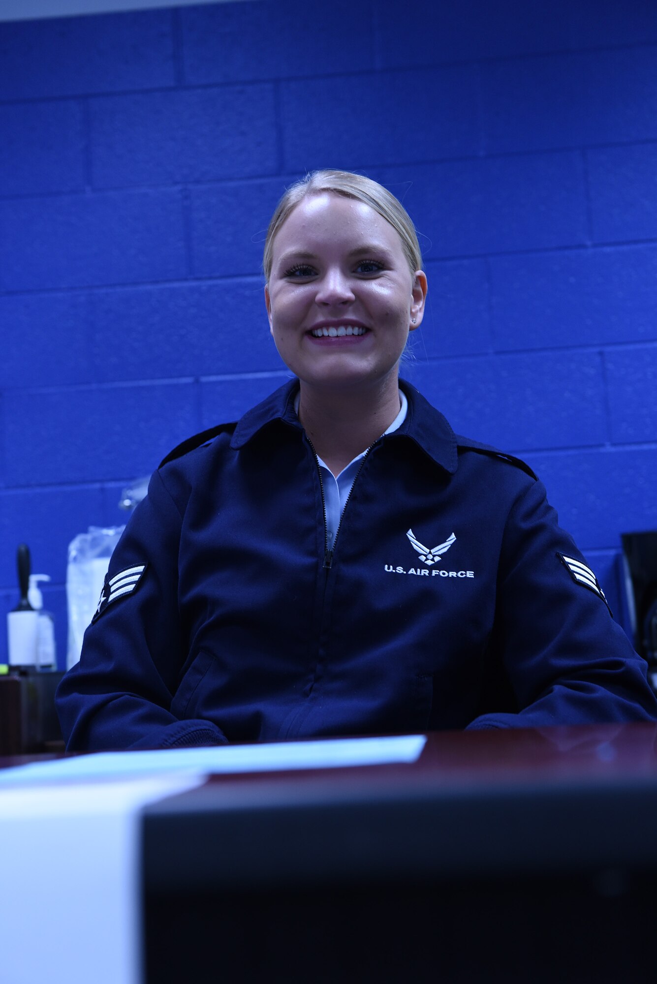 U.S. Air Force Airmen attend class during Airman leadership school June 21, 2016, at the Chief Master Sergeant Paul H. Lankford Enlisted Professional Military Education Center at McGhee Tyson Air National Guard Base in Louisville, Tenn. (U.S. Air National Guard photo by Master Sgt. Mike R. Smith/Released)