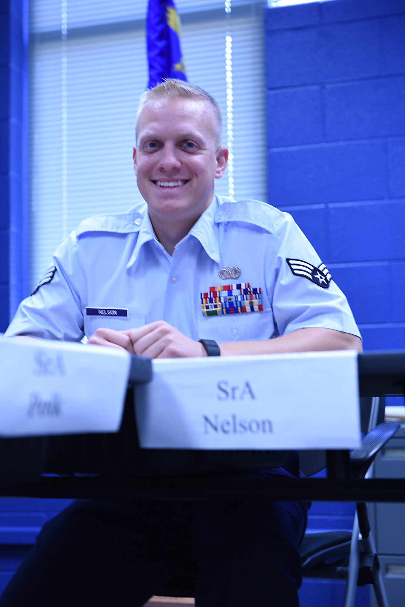U.S. Air Force Airmen attend class during Airman leadership school June 21, 2016, at the Chief Master Sergeant Paul H. Lankford Enlisted Professional Military Education Center at McGhee Tyson Air National Guard Base in Louisville, Tenn. (U.S. Air National Guard photo by Master Sgt. Mike R. Smith/Released)