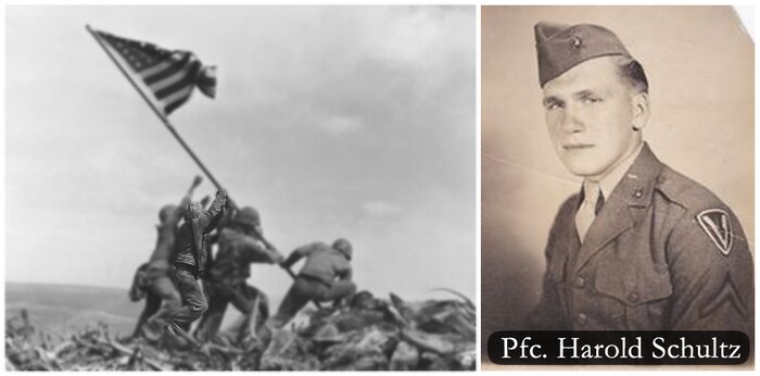 The U.S. Marine Corps has concluded that a previously unknown Marine is in the iconic flag raising image taken atop Mt. Suribachi during the battle of Iwo Jima in 1945.