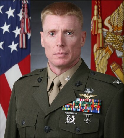 Colonel Russell C. Burton, Marine Corps Air Station New River commanding officer