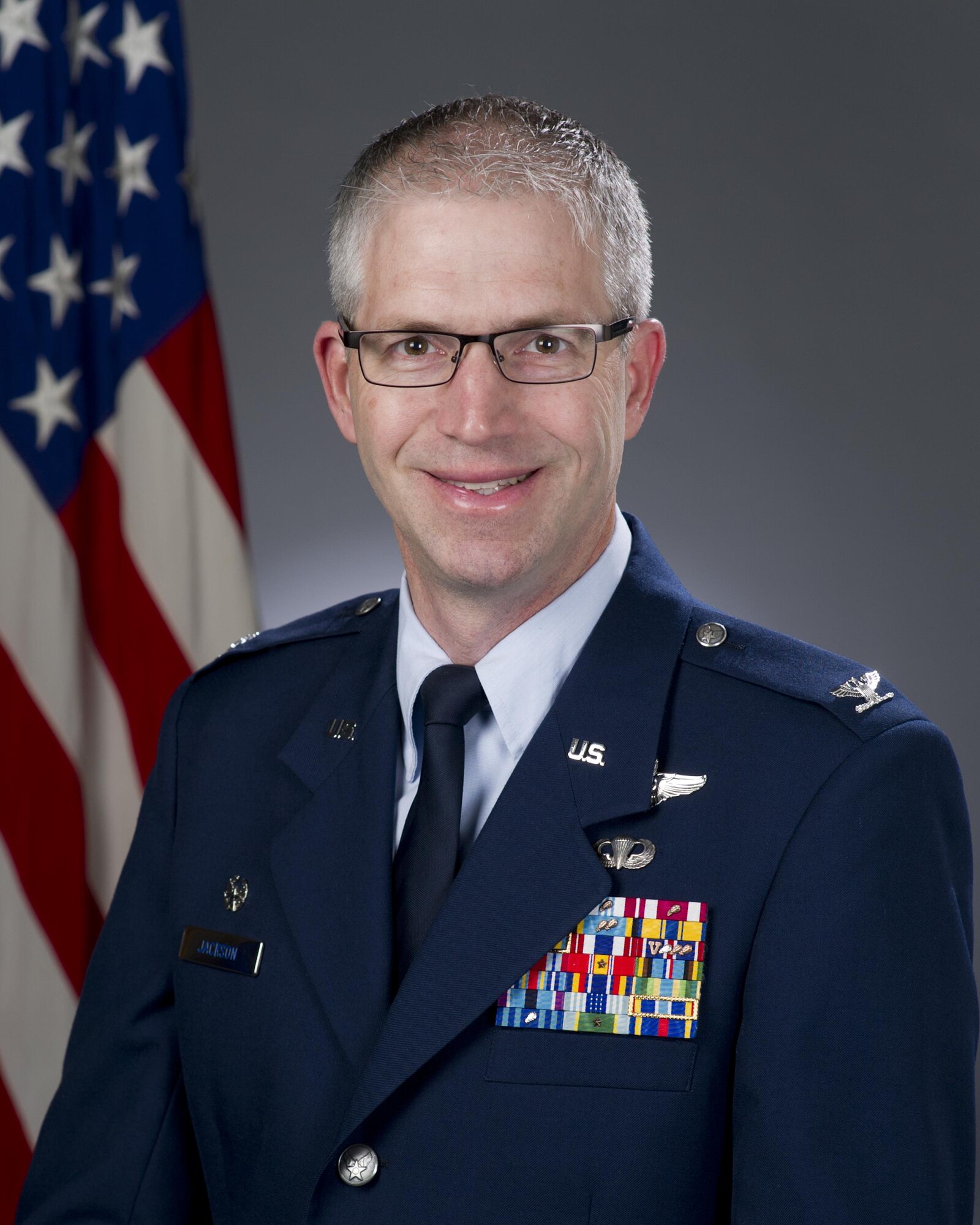 Col. Joel Jackson, 60th Air Mobility Wing commander