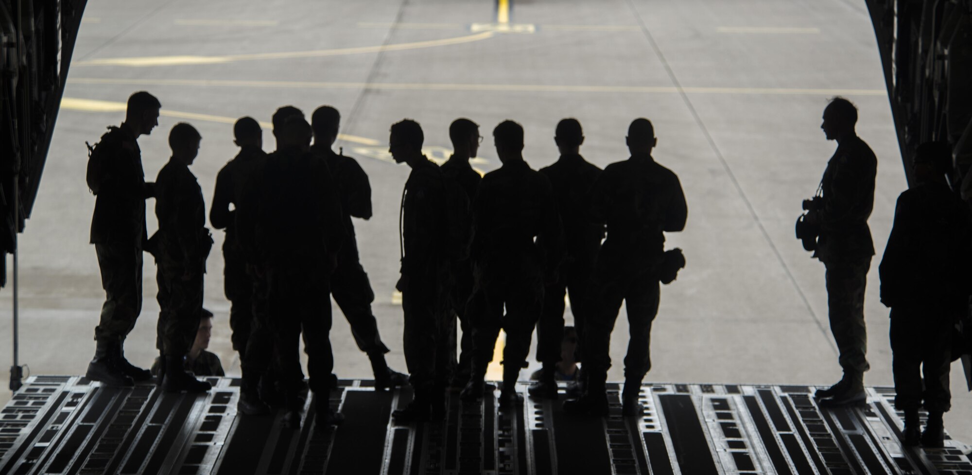 A Civil Air Patrol cadet tours the inside of the flight deck in a C-17A Globemaster III aircraft during a tour June 21, 2016, at Ramstein Air Base, Germany. CAP toured Ramstein from June 18 to 24, and visited squadrons associated with all three wings on base to get a glimpse of what life is like as an Airman. (U.S. Air Force photo/Airman 1st Class Tryphena Mayhugh)