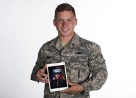 U.S. Air Force Senior Airman Shelby Demorest, 23d Equipment Maintenance Squadron armament technician, poses for a photo, June 23, 2016, at Moody Air Force Base, Ga. Demorest started working in the armament shop in February, after he transitioned from active-duty Marine to active-duty Airman.  (U.S. Air Force photo by Airman 1st Class Janiqua P. Robinson/Released)