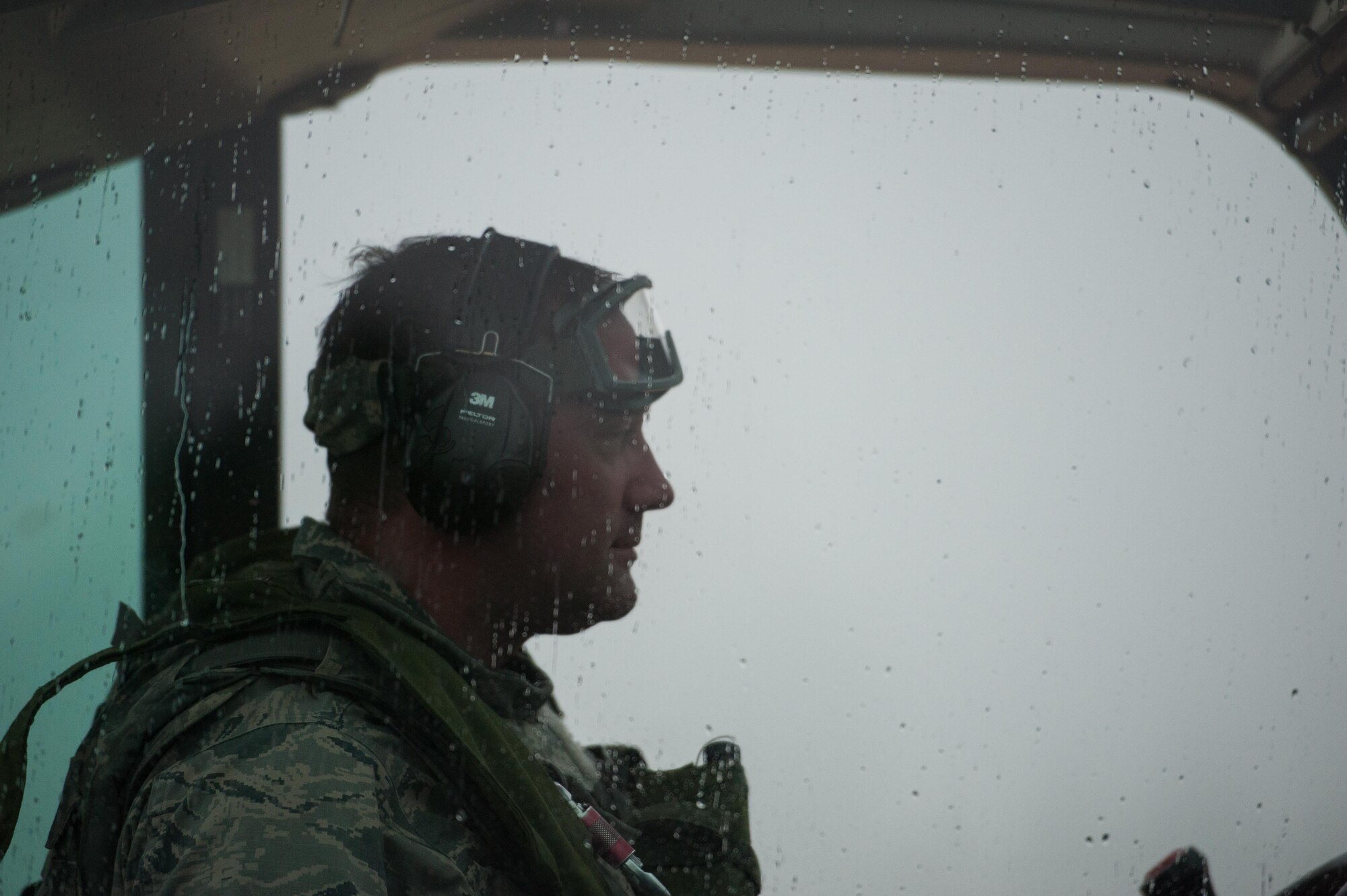 U.S. Air Force Tech. Sgt. Brian Cassidy, 921st Contingency Response Squadron aerial porter prepares to load cargo onto a C-130J Super Hercules aircraft during Exercise Swift Response 16 at Hohenfels Training Area, Germany, June 17, 2016. Exercise SR16 is one of the premier military crisis response training events for multinational airborne forces in the world, the exercise has more than 5,000 participants from 10 NATO nations. (U.S. Air Force photo by Master Sgt. Joseph Swafford/Released) 