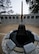 The fiery sword at the center of the Nomad Memorial burned bright through the foggy morning Feb. 18, 2011, at Eglin Air Force Base, Fla. The memorial was constructed to honor the hundreds of wounded personnel and 19 Airmen who lost their lives during the Khobar Towers bombing. June 25 will mark the 20th anniversary of the tragedy. (U.S. Air Force photo by Samuel King Jr.)