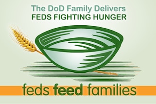 On June 10, 2016, the U.S. Department of Agriculture kicked off the 8th annual governmentwide Feds Feed Families Food Drive Campaign. The campaign will run through August 31, 2016. The 2016 FFF slogan is "Feds Fighting Hunger." Defense Department employees nationwide have been asked to answer the call to fight hunger. We ask you to step up to meet this challenge. Together we CAN fight hunger; donate what you CAN to help! Every contribution, big and small, will make a difference in the lives of those in need! In his memo, Deputy Defense Secretary Bob Work expressed his support of the campaign and encouraged the workforce to donate nonperishable food items.