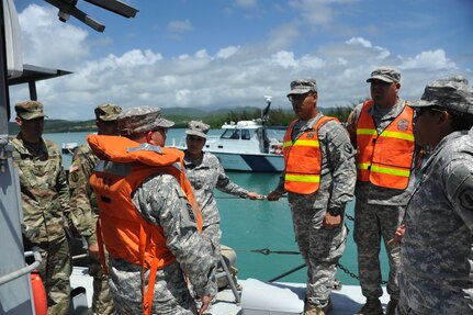 Spc. Ricardo Cartagena from the PRANG, LCD, was designated as the safety instructor and delivered the briefing to everyone present.