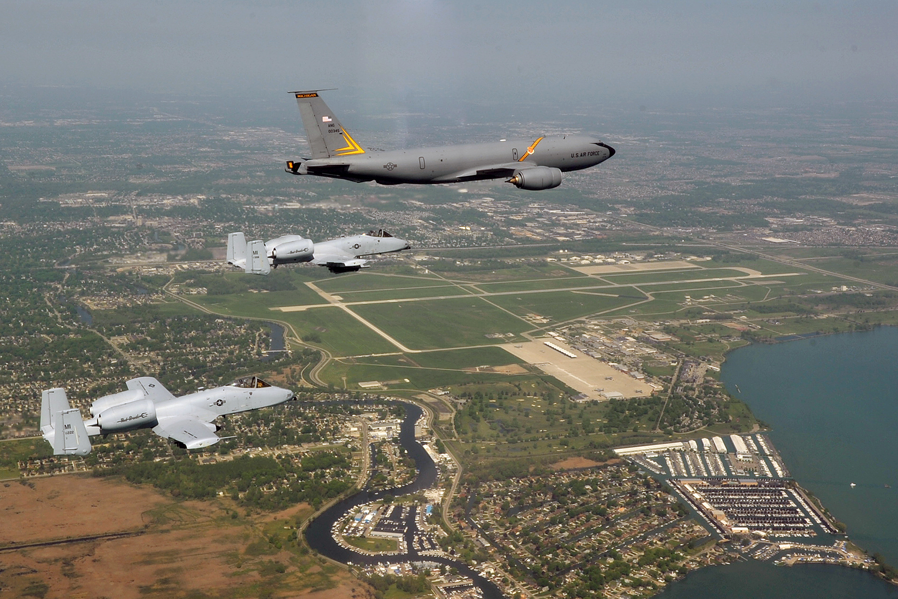 127th Wing Over Michigan