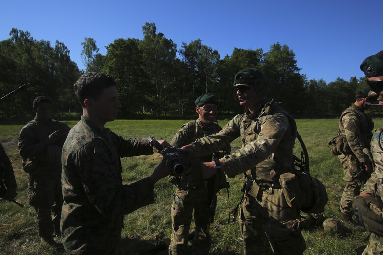 U.S. Marines joined forces with NATO allies and partner nations during Baltic Operations 16, building international relationships and strengthening security in the Baltic Sea region. (U.S. Marine Corps photo by Lance Cpl. Ashley Lawson/Released)