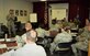 Chief Master Sgt. Brian Pinsky, 433rd Airlift Wing command chief, talks with attendees of the Senior NCO Leadership Course, hosted by the 433rd Force Support Squadron June 18, 2016 at Joint Base San Antonio-Lackland, Texas. The two-day course provides Air Force Reserve and Guard senior NCOs the opportunity to explore in depth communication, trust, teamwork and current Air Force Reserve Command leadership issues and initiatives. (U.S. Air Force photo/Tech. Sgt. Lindsey Maurice)