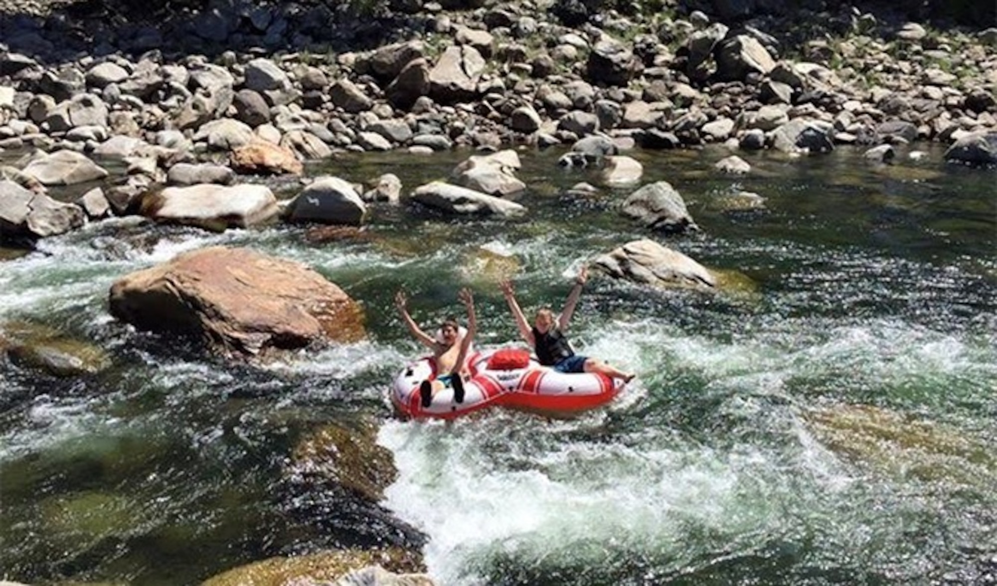 Fairchild Youth Center members inner tube down a local river on an Outdoor Adventure trip. The Boys and Girls Club of America honored the Youth Center for its Outdoor Adventure Programming. 