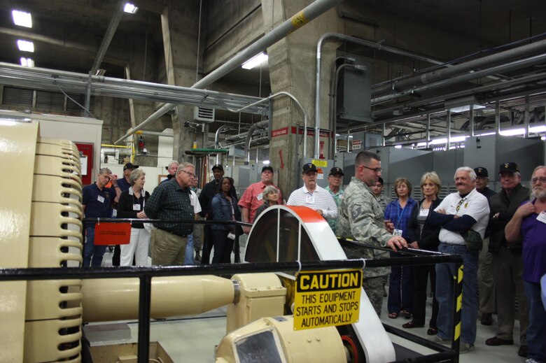 The Western Air Defense Sector hosted a group of Vietnam aviators on May 20.  The Angry Skippers Association is a group of Vietnam veterans who served with Delta Company, 2nd Battalion, 8th Cavalry Regiment, 1st Cavalry Division (Airmobile).  They include pilots, crew chiefs and maintainers who come together annually for a reunion.  During their visit, the group toured the WADS power plant and operations floor and learned how the building has continually guarded America’s skies 24/7 since 1960.