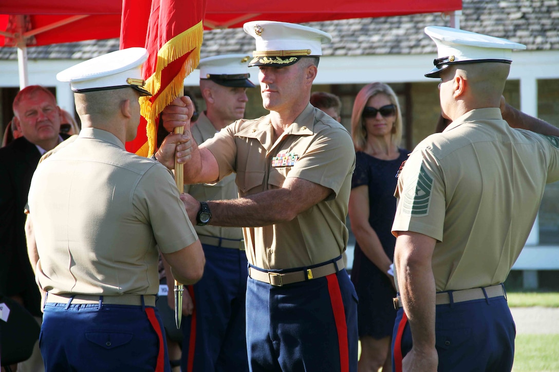 Major Nicholson Takes Command of Twin Cities