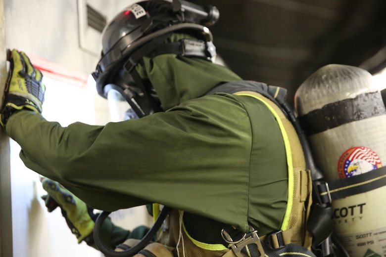 Marines and Sailors with Chemical Biological Incident Response Force train alongside the Fire Department of New York for a field training exercise at the F.D.N.Y. training academy in Randall’s Island, N.Y. June 20, 2016. CBIRF is an active duty Marine Corps unit that, when directed, forward-deploys and/or responds with minimal warning to a chemical, biological, radiological, nuclear or high-yield explosive (CBRNE) threat or event in order to assist local, state, or federal agencies and the geographic combatant commanders in the conduct of CBRNE response or consequence management operations, providing capabilities for command and control; agent detection and identification; search, rescue, and decontamination; and emergency medical care for contaminated personnel. (Official USMC Photo by Lance Cpl. Maverick S. Mejia/RELEASED)