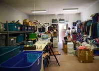 Airman’s Attic volunteers sort donations at Ramstein Air Base, Germany, June 24, 2016. The Airman’s Attic is dependent upon volunteers to run its operations. (U.S. Air Force Photo/ Airman 1st Class Joshua Magbanua)