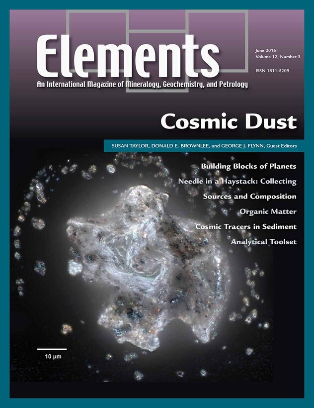 Susan Taylor, Ph.D., research scientist at the U.S. Army Cold Regions Research and Engineering Laboratory, is serving as one of the guest editors for the June 2016 issue of Elements, An International Magazine of Mineralogy, Geochemistry, and Petrology, featuring "Cosmic Dust."