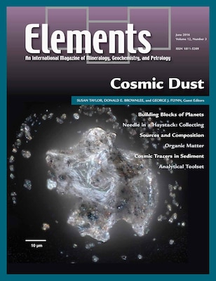 Susan Taylor, Ph.D., research scientist at the U.S. Army Cold Regions Research and Engineering Laboratory, is serving as one of the guest editors for the June 2016 issue of Elements, An International Magazine of Mineralogy, Geochemistry, and Petrology, featuring "Cosmic Dust."