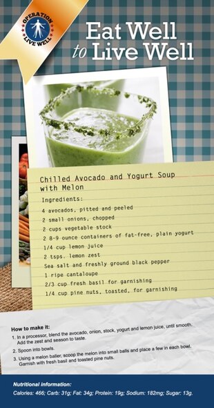 OLW Chilled Avocado Recipe