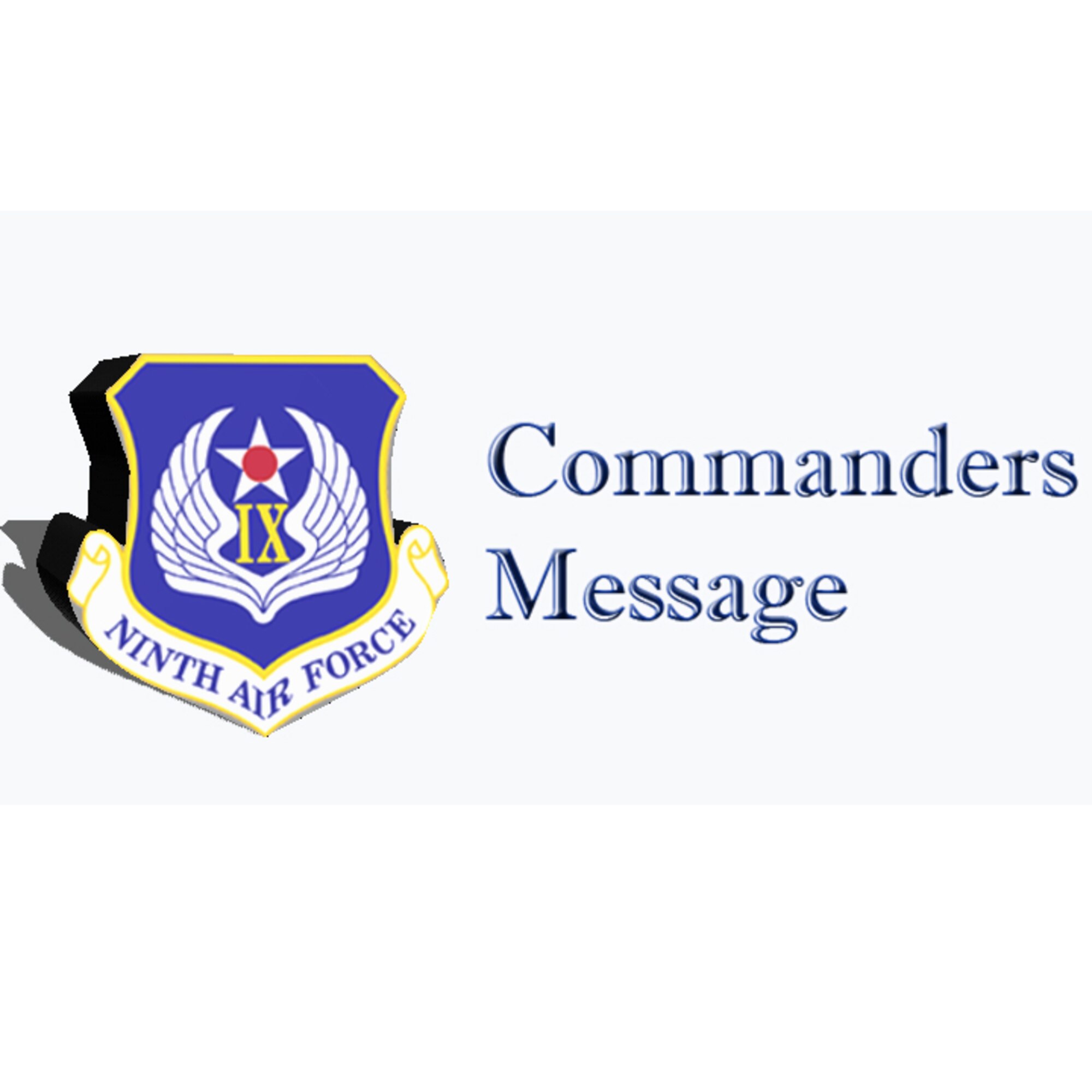 Commanders Message