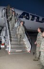 Airmen from Minot Air Force Base, N.D. returned home from a temporary duty assignment June 28, 2016. The TDY was part of a training exercise with foreign European allies. (U.S. Air Force photos / Airman 1st Class Christian Sullivan)