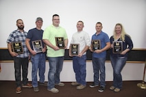 Six students graduated from the Walla Walla District’s Power Plant Apprentice Program during a 10 a.m. ceremony June 23 at McNary Lock and Dam. The graduates pictured;
Benjamin Ashlock, an Army Reserve veteran from Kennewick, Washington, works at McNary Lock and Dam as a power plant mechanic. 
Jason Bohlke, an Army veteran from Benton City, Washington, works at McNary Lock and Dam as a power plant electrician.
Summer Dellamater, an Air Force veteran from Pasco, Washington, works at Lower Monumental Lock and Dam as a power plant operator.
Chris Ensley, a Marine Corps veteran from Colfax, Washington, works at Lower Granite Lock and Dam as a power plant electrician.
Cameron Hulse, an Air Force veteran from Dayton, Washington, works at Little Goose Lock and Dam as a power plant electrician.
Harold Wentworth II, an Army veteran from Pasco, Washington, works at Ice Harbor Lock and Dam as a power plant operator.