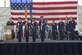 The Eielson base honor guard presents the colors for the National Anthem during the 354th Fighter Wing change of command ceremony, June 29, 2016, at Eielson Air Force Base. The Icemen Team gathered to welcome Col. David Mineau, the new 354th Fighter Wing commander, and say farewell to outgoing commander, Col. Michael Winkler. (U.S. Air Force photo by Staff Sgt. Ashley Nicole Taylor/Released)
