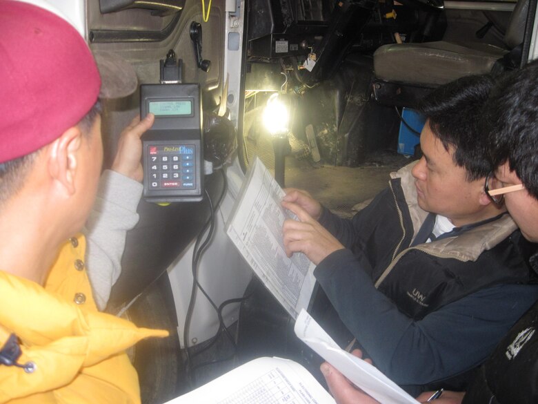 Mechanics of the Far East District's motor pool avail themselves of local training in order to stay informed and up-to-date with recent developments in automotive mechanics and electric vehicle technologies.