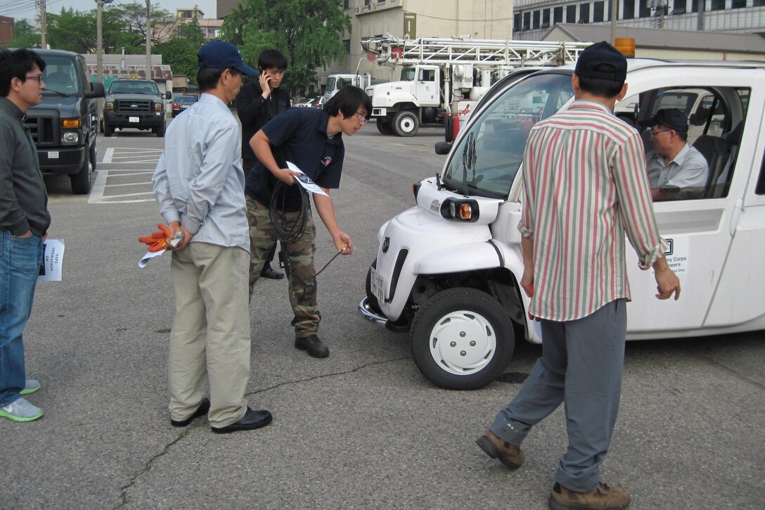 Mechanics of the Far East District's motor pool avail themselves of local training in order to stay informed and up-to-date with recent developments in automotive mechanics and electric vehicle technologies.