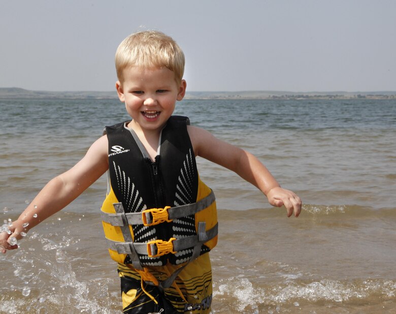 When visiting a Corps lake always wear a life jacket and swim in designated swim areas.