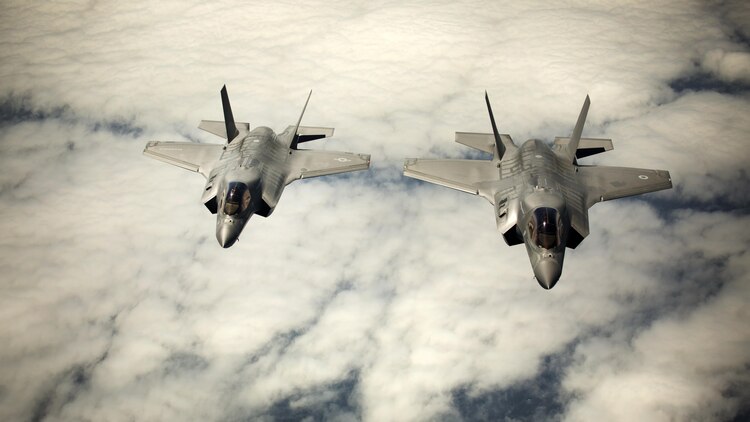 The F-35B made its first trans-Atlantic flight June 29, 2016. Three F-35’s flew from Marine Corps Air Station Beaufort in South Carolina and landed at RAF Fairford in Gloucestershire, England. They were assisted by two KC-10’s, and refueled 15 times over the Atlantic. (U.S. Marine Corps photo by Cpl. Brian Burdett/Released)