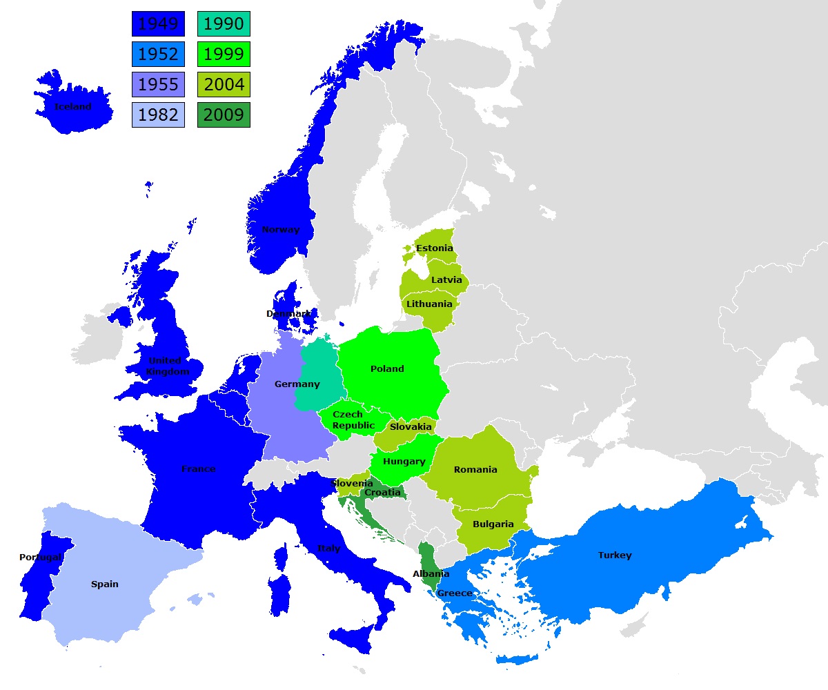 Nato Map 1949