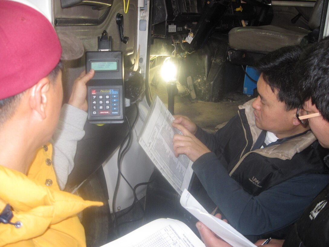 Mechanics of the Far East District's motor pool avail themselves of local training in order to stay informed and up-to-date with recent developments in automotive mechanics and electric vehicle technologies.