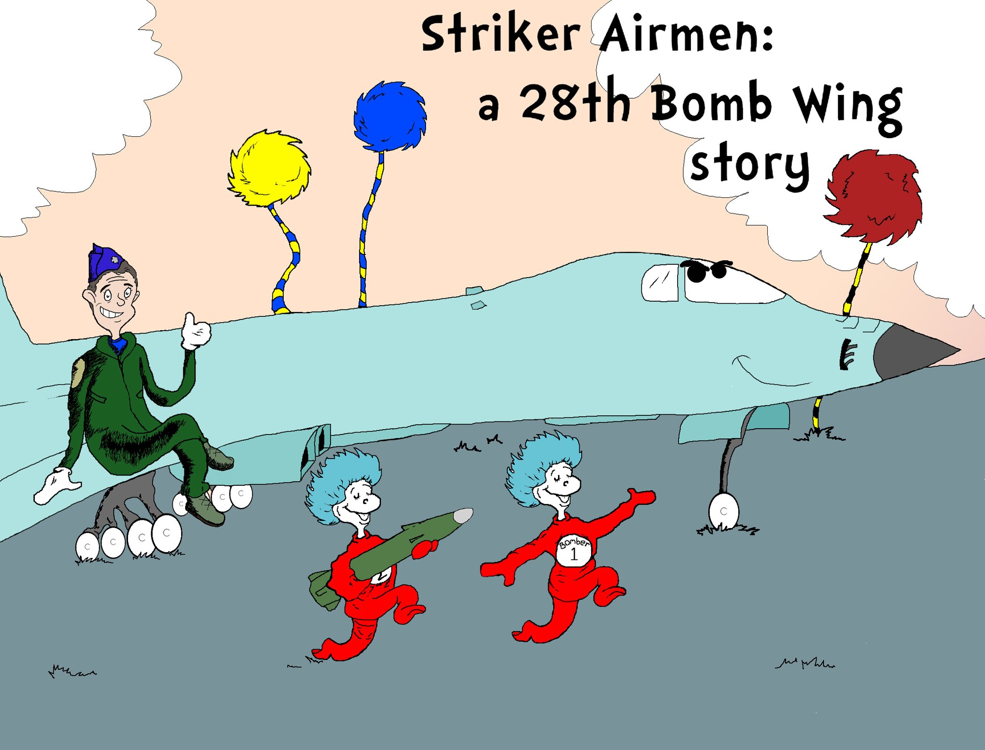 Striker Airmen: A 28th Bomb Wing Story
(U.S. Air Force illustration by Airman Donald Knechtel)