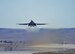 An Ellsworth Air Force Base B-1 bomber takes off from the flightline at Ellsworth AFB, S.D., Feb. 25, 2016. The B-1 is participating in the 41st Red Flag exercise at Nellis Air Force Base, Nev. Red Flag is an exercise that simulates a deployed environment, allowing participating units realistic training in a combined air, ground, space and electronic threat environment while providing a free exchange of ideas between forces. (U.S. Air Force photo by Airman 1st Class James L. Miller/Released)