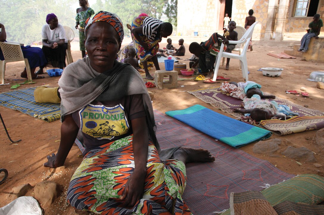 Women and children comprise the majority of those living in internally displaced persons (IDP) camps in
Nigeria.