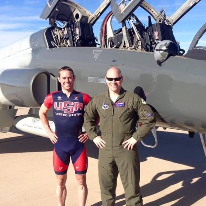 Air Force Major Ian Holt, a member of the U.S. Armed Forces Cycling Team and Air Force World Class Athlete, is competing at the UCI Track Cycling World Championship in London on March 4, 2016.  Holt was selected to the 9-person U.S. team by USA Cycling.