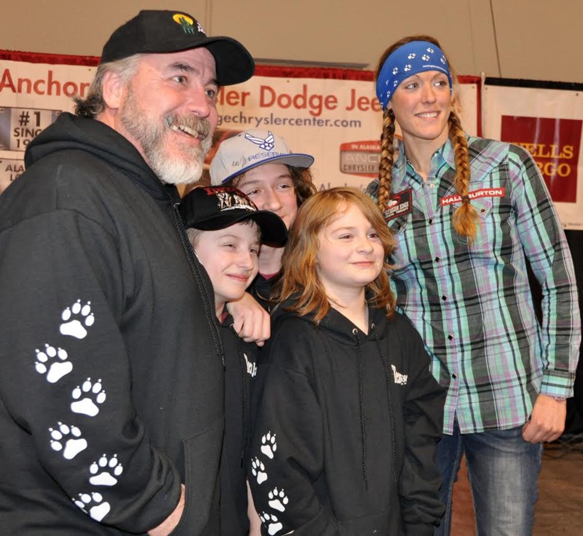 Scott Janssen, and his godson, Jaikob Stahnke, pulled the top number allowing Janssen to be the first musher to follow the honorary musher at the start of the Iditarod. Janssen began mushing in 2007 and is known as the “Mushing Mortician” because he has been a  mortician and funeral home owner for 29 years. The Iditarod is a 1,000-mile sled dog race across the rugged terrain of Alaska. This is the second year Air Force Reserve Recruiting has sponsored the Iditarod, known as “The Last Great Race on Earth.” (Tech. Sgt. Kimberly Moore) 