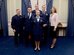 Lt. Gen. John Hesterman, the Air Force assistant vice chief of staff, and Under Secretary of the Air Force Lisa S. Disbrow congratulate Senior Airman Lianne Blackburn (center) and Team 3-D Printing in the Pentagon, Feb. 29, 2016. Blackburn is a medical technician with the 959th Medical Group at JBSA-Fort Sam Houston. (U.S. Air Force photo/Scott M. Ash)