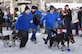 Senior Airman Sean Buono, 477th Force Support Squadron, client systems technician, Tech. Sgt. Franz Martinez,  477th FG FSS, client systems technician and Jacki Honeycutt, daughter of Chief Master Sgt. Horace Honeycutt, 477th Chief Enlisted Manager volunteered as a dog handler for an Iditarod team during the ceremonial start in Anchorage, Alaska March 5.  For the second year in a row the Air Force Reserve is a Lead Dog Sponsor for the Iditarod Race, known as The Last Great Race on Earth. The Iditarod is a 1,000-mile sled dog race across the rugged terrain of Alaska. (U.S. Air Force / Tech. Sgt. Kimberly Rae Moore)