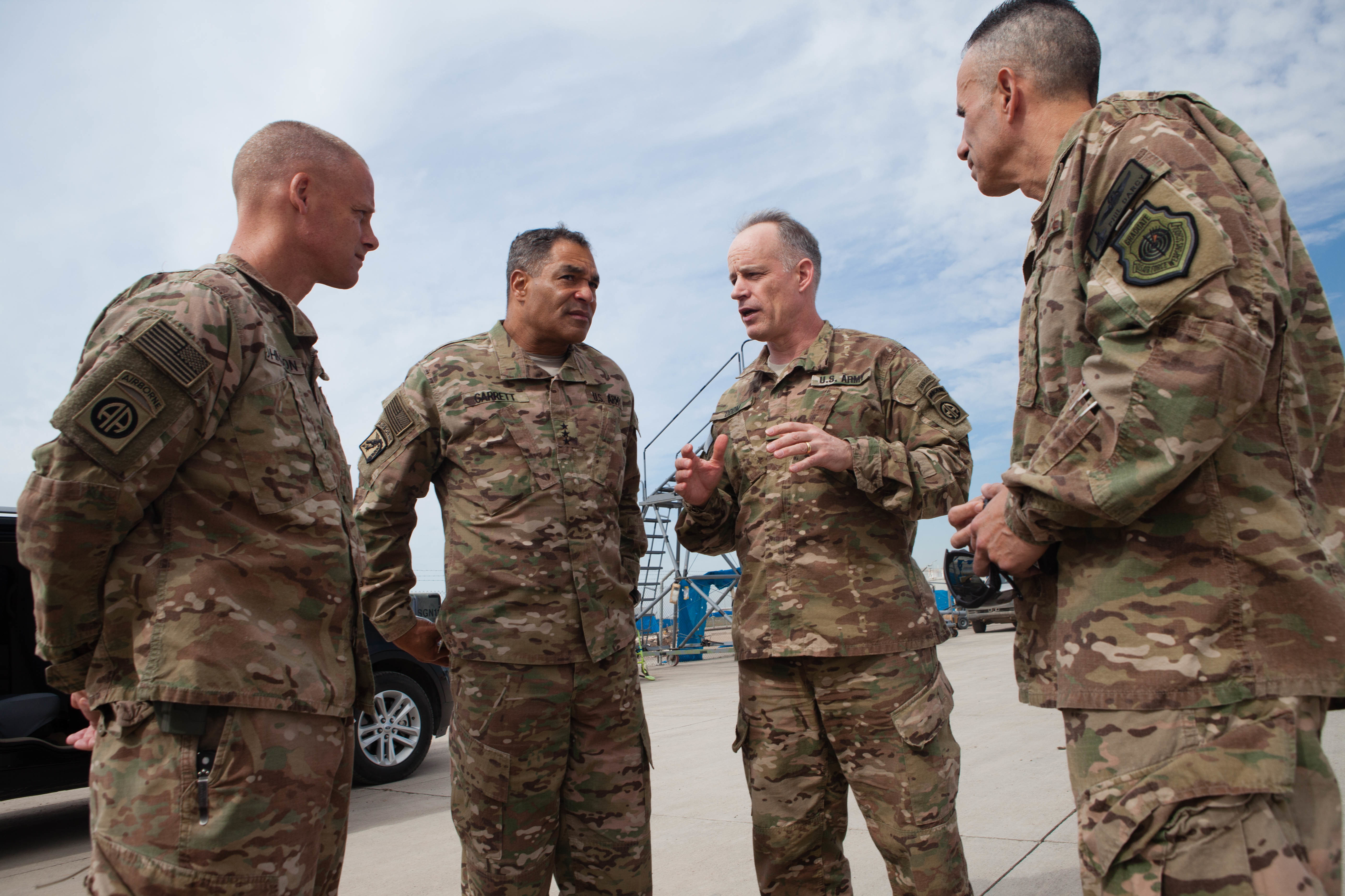 Lt Gen Michael Garrett Commander US Army Central ARCENT Meets 