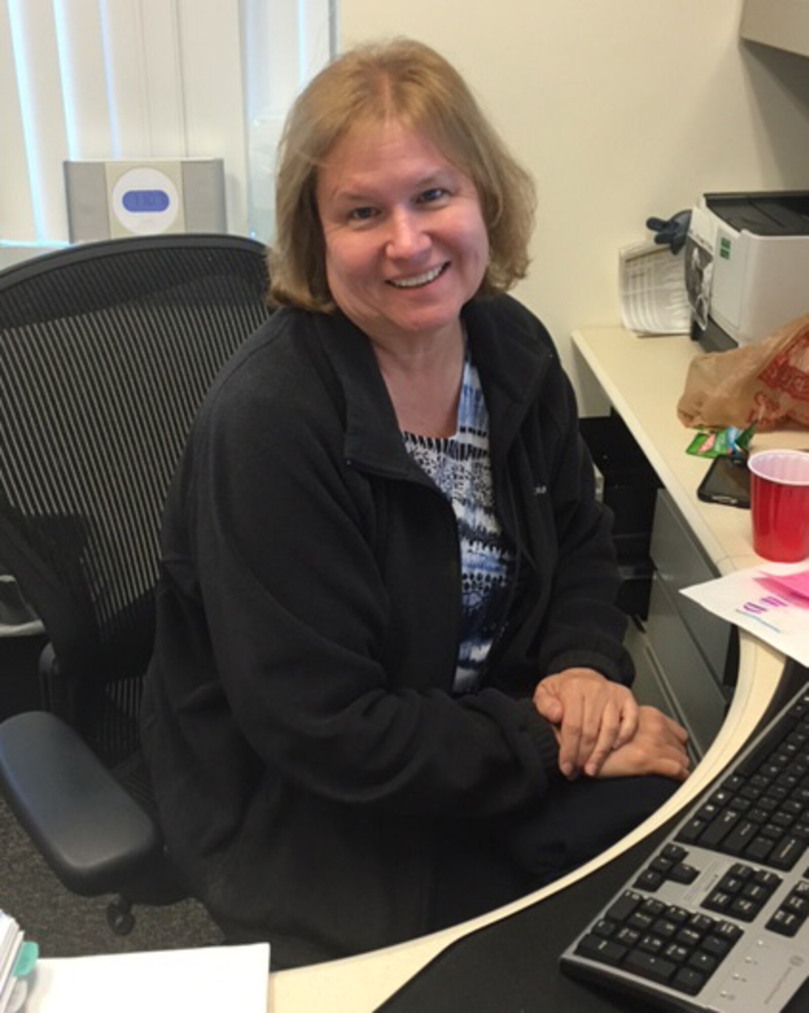 Judy Corizzo, 460th Comptroller Squadron wing budget officer, is this week's Panther of the Week. (Courtesy photo)