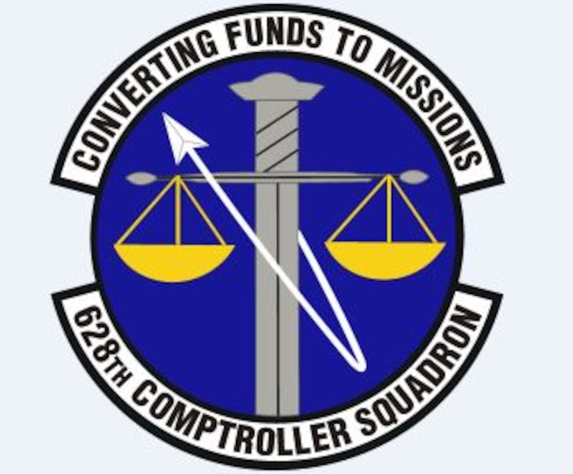 628th Comptroller Squadron emblem.