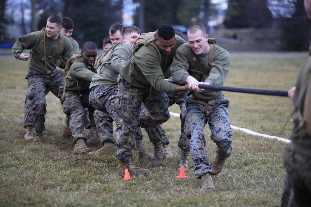 CBIRF Corporals lead battalion PT