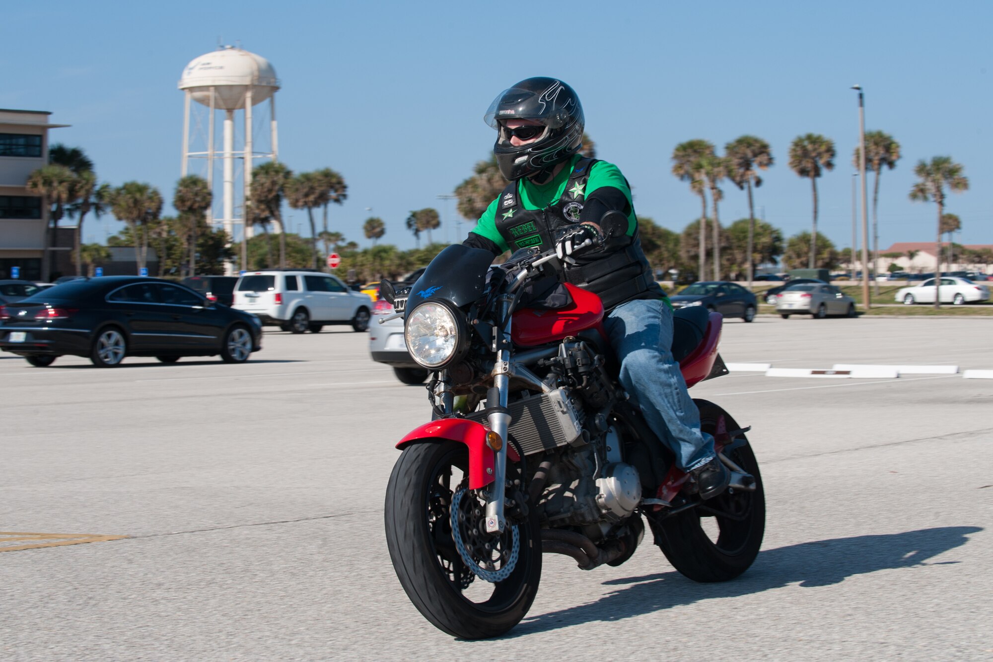 Motorcycle riders from Patrick Air Force Base, Fla., participated, March 4, in the first Motorcycle Mentorship Ride of 2016. After a safety brief, riders departed Patrick AFB en route to Daytona Beach to explore Bike Week and as a method of motorcycle training. The 45th Space Wing plans to host motorcycle mentorship rides throughout 2016 to exercise motorcycle riding skills at all levels. The rides provide an opportunity for experienced riders to mentor newer riders and foster camaraderie among all participants. For more information about upcoming rides and the Motorcycle Mentorship Program, contact the 45th Space Wing Safety Office at (321) 494-7233. (U.S. Air Force photo/Benjamin Thacker) (Released)