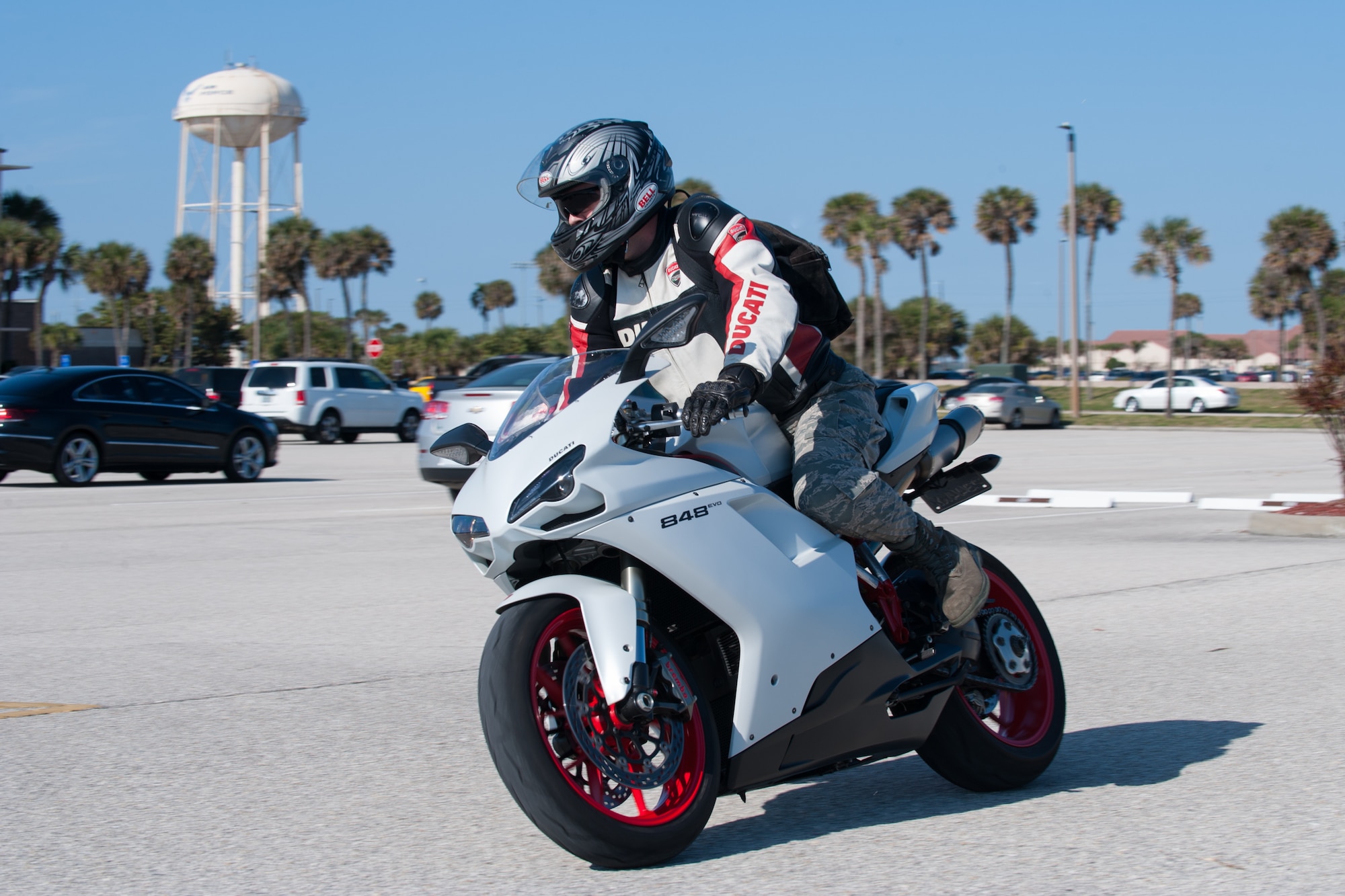 Motorcycle riders from Patrick Air Force Base, Fla., participated, March 4, in the first Motorcycle Mentorship Ride of 2016. After a safety brief, riders departed Patrick AFB en route to Daytona Beach to explore Bike Week and as a method of motorcycle training. The 45th Space Wing plans to host motorcycle mentorship rides throughout 2016 to exercise motorcycle riding skills at all levels. The rides provide an opportunity for experienced riders to mentor newer riders and foster camaraderie among all participants. For more information about upcoming rides and the Motorcycle Mentorship Program, contact the 45th Space Wing Safety Office at (321) 494-7233. (U.S. Air Force photo/Benjamin Thacker) (Released)