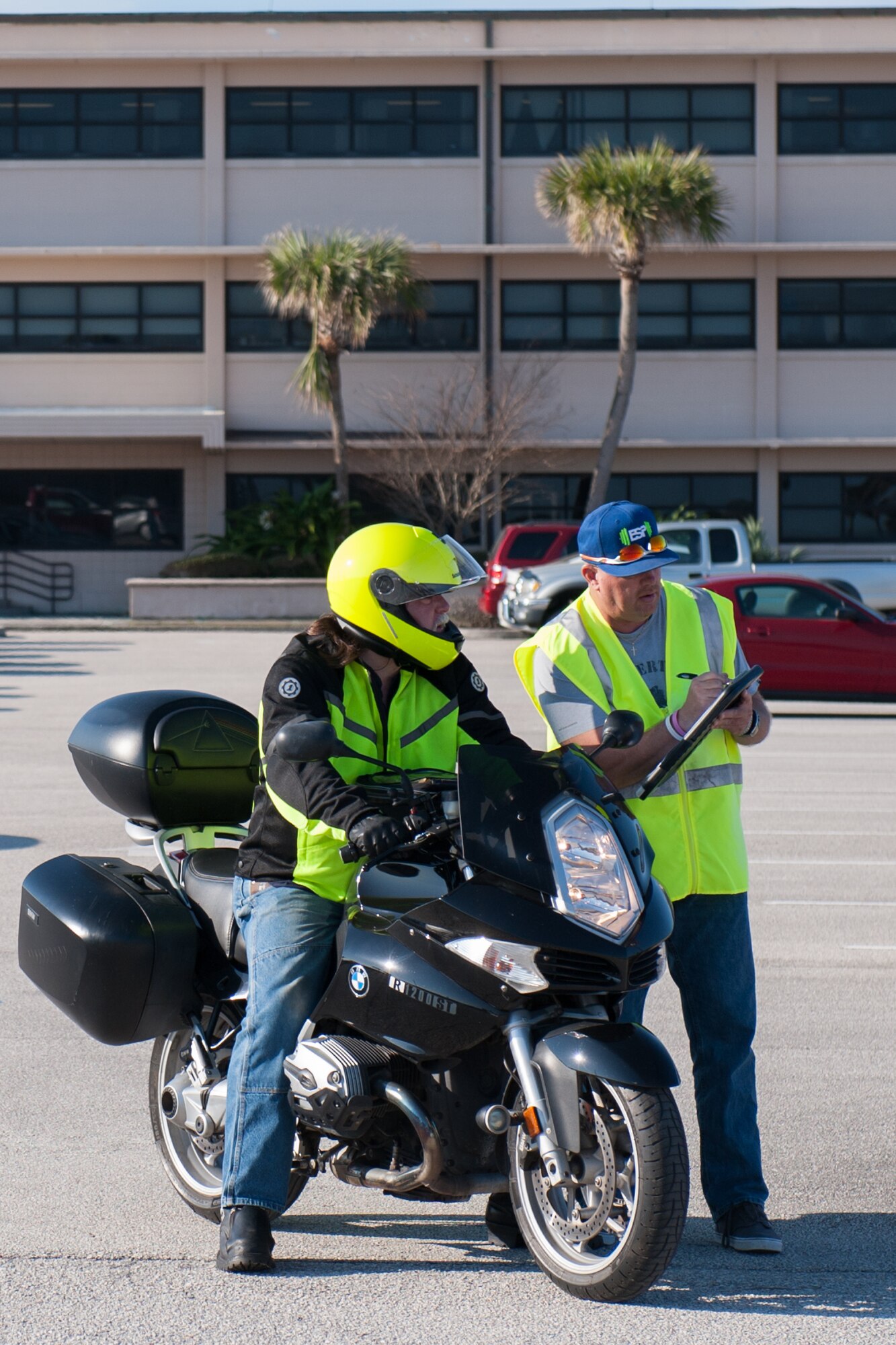 Motorcycle riders from Patrick Air Force Base, Fla., participated, March 4, in the first Motorcycle Mentorship Ride of 2016. After a safety brief, riders departed Patrick AFB en route to Daytona Beach to explore Bike Week and as a method of motorcycle training. The 45th Space Wing plans to host motorcycle mentorship rides throughout 2016 to exercise motorcycle riding skills at all levels. The rides provide an opportunity for experienced riders to mentor newer riders and foster camaraderie among all participants. For more information about upcoming rides and the Motorcycle Mentorship Program, contact the 45th Space Wing Safety Office at (321) 494-7233. (U.S. Air Force photo/Benjamin Thacker) (Released)